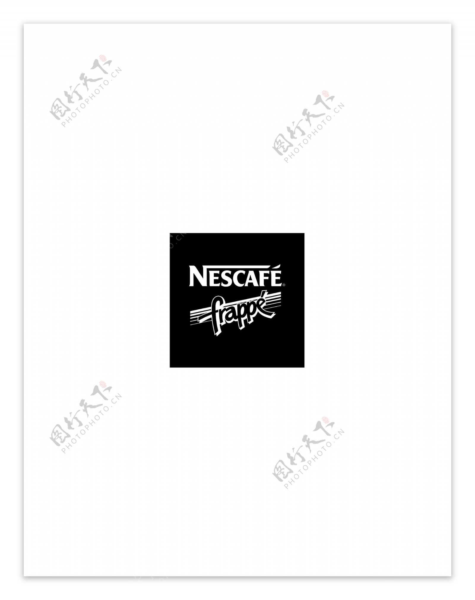 NescafeFrappelogo设计欣赏NescafeFrappe饮料品牌标志下载标志设计欣赏