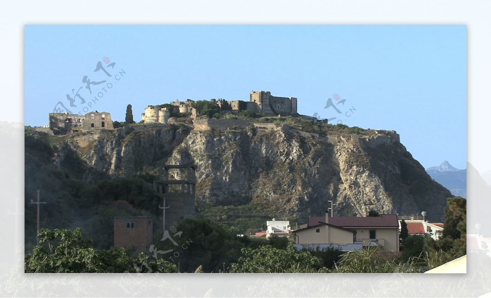 西西里岛城堡在malazzo5股票的录像视频免费下载