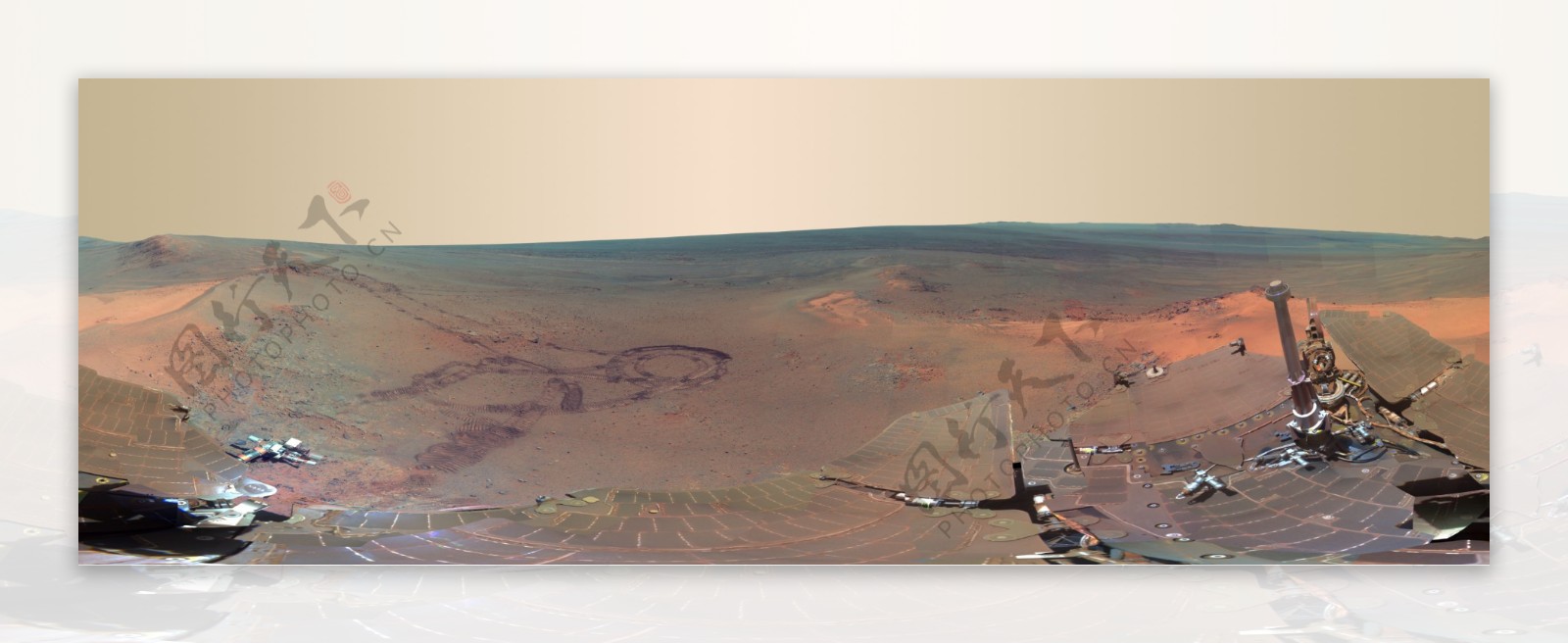 火星全景图有接痕图片