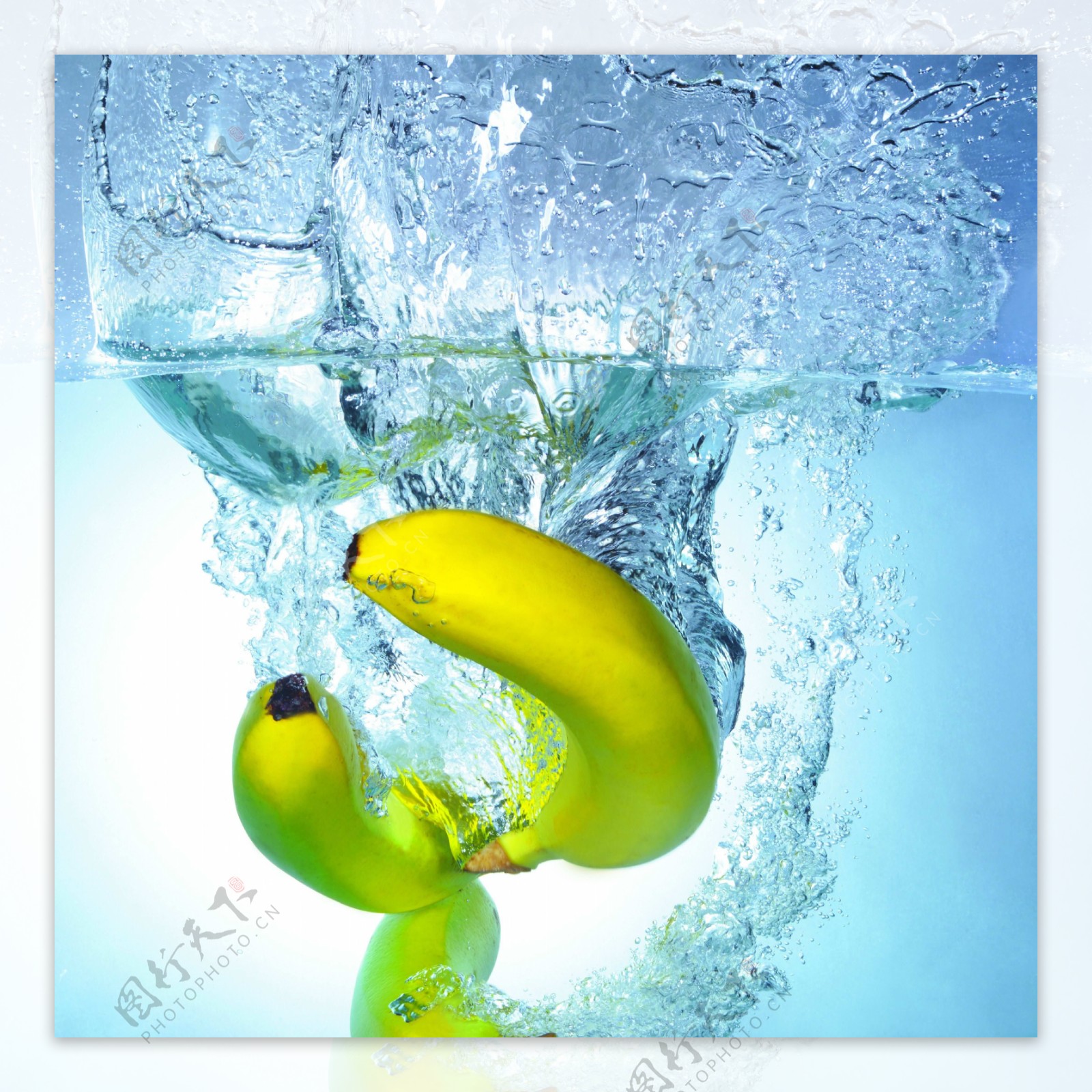 水泡动感水果蔬果水果美图香蕉