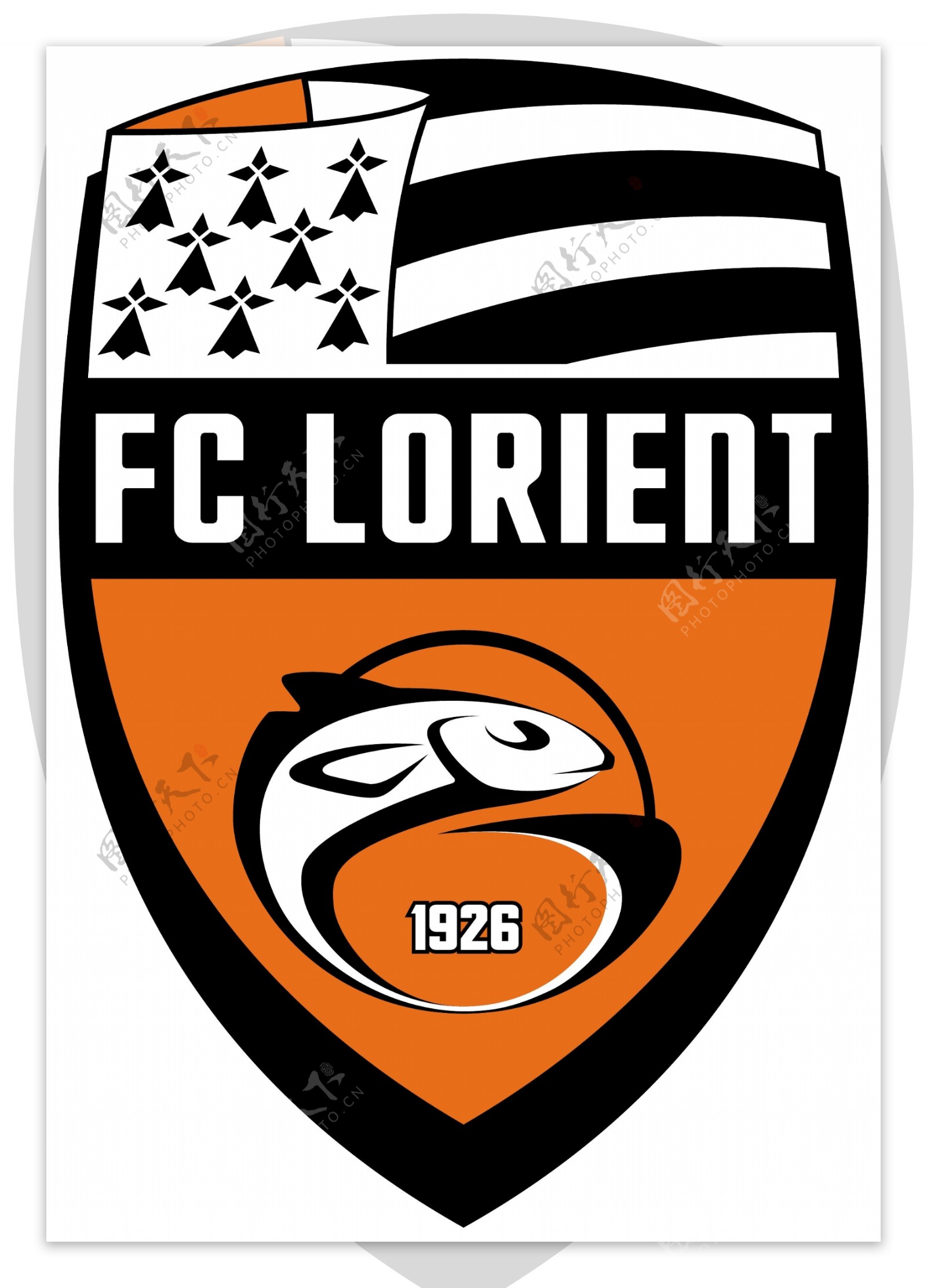 洛里昂足球俱乐部徽标图片
