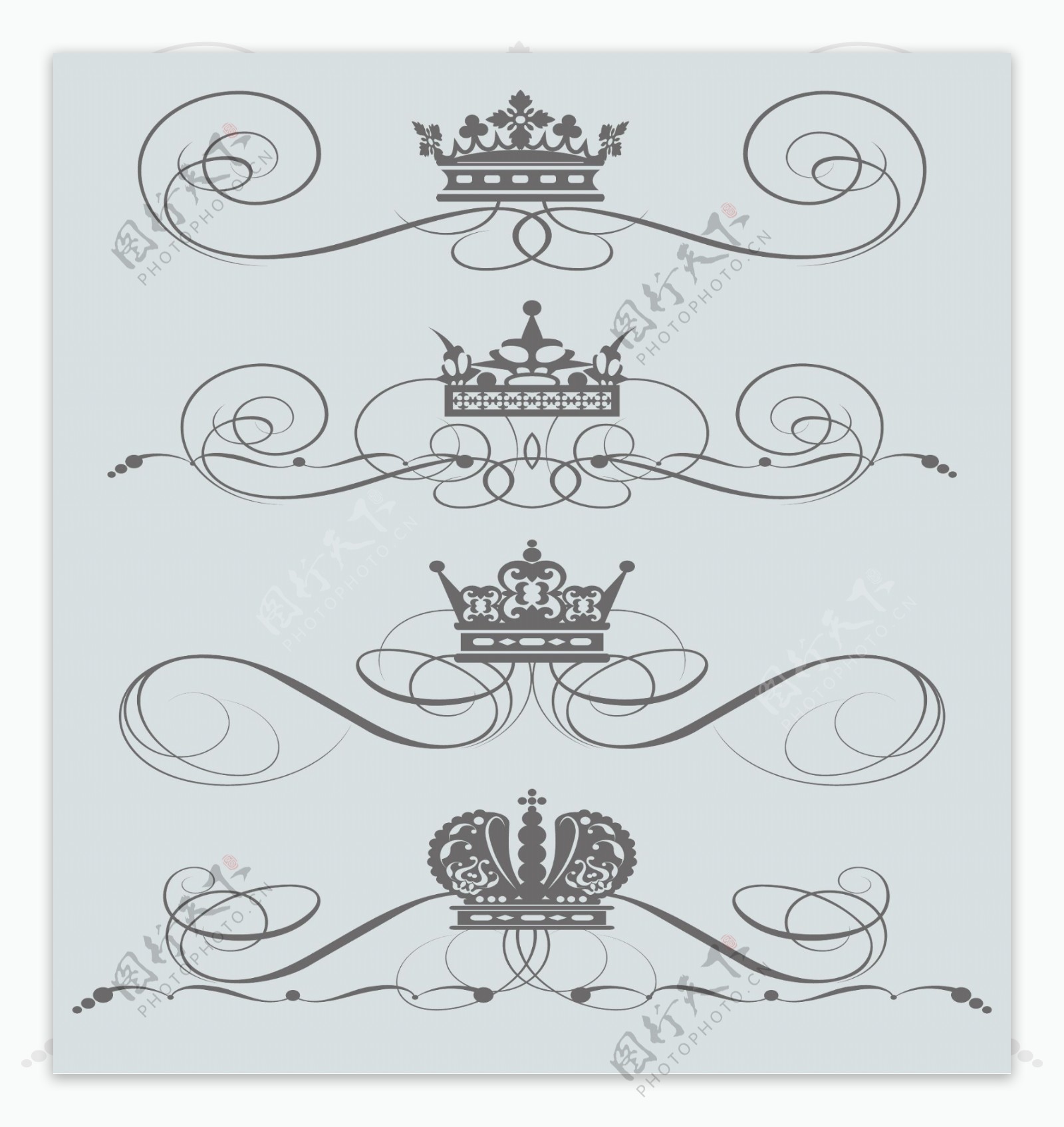 欧式花纹皇冠图片
