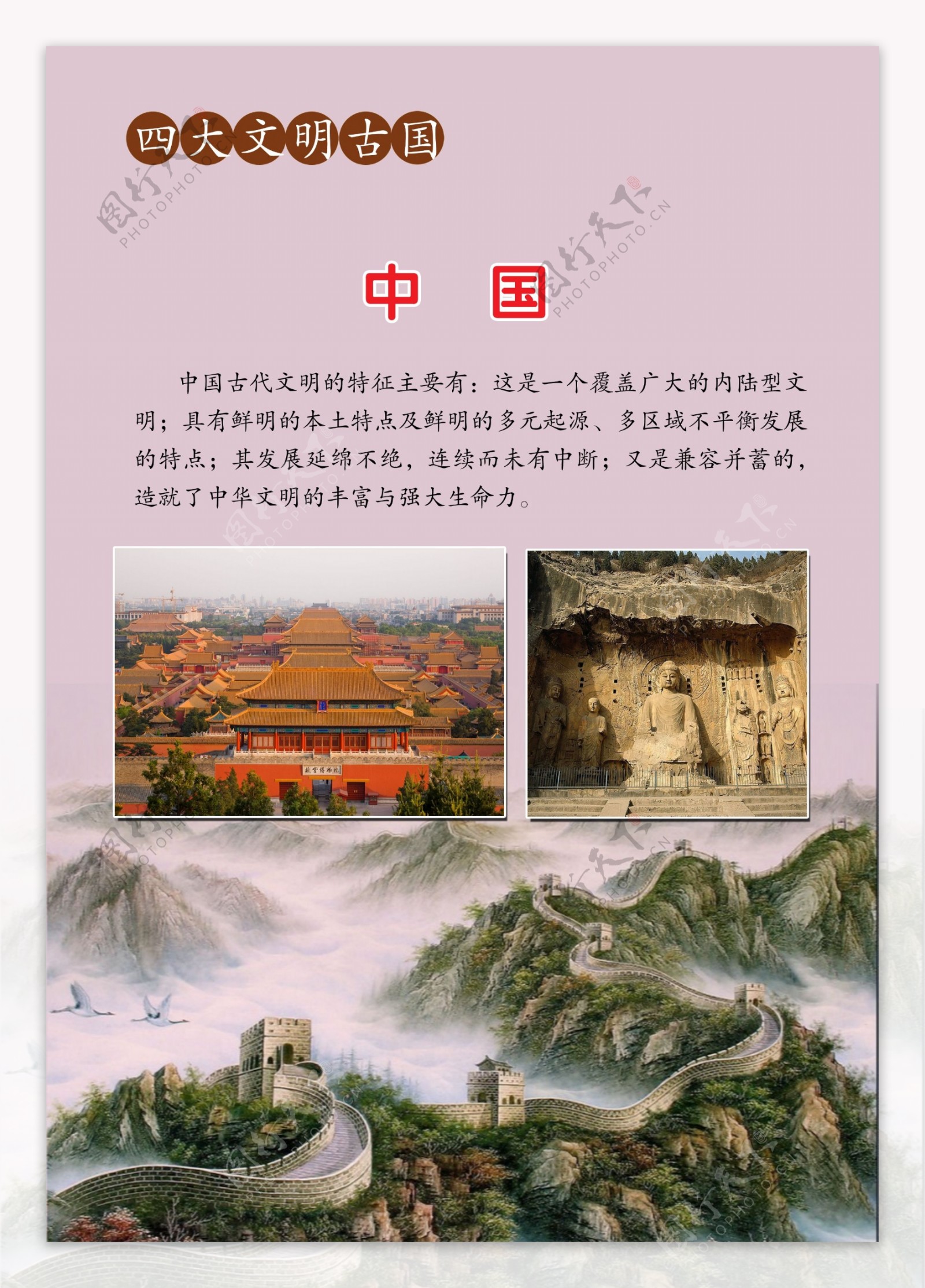 世界四大文明古国中国