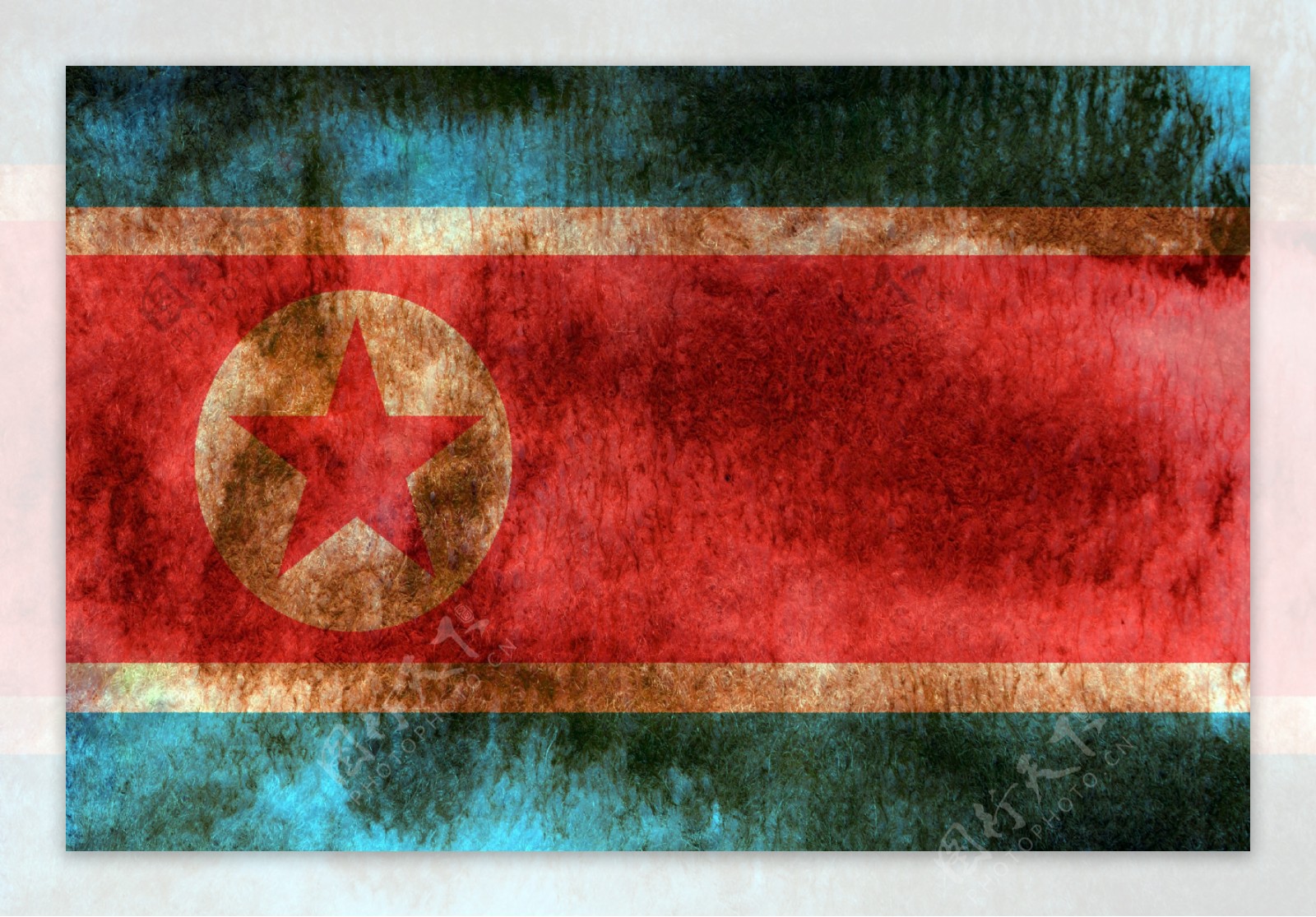 朝鲜画国旗