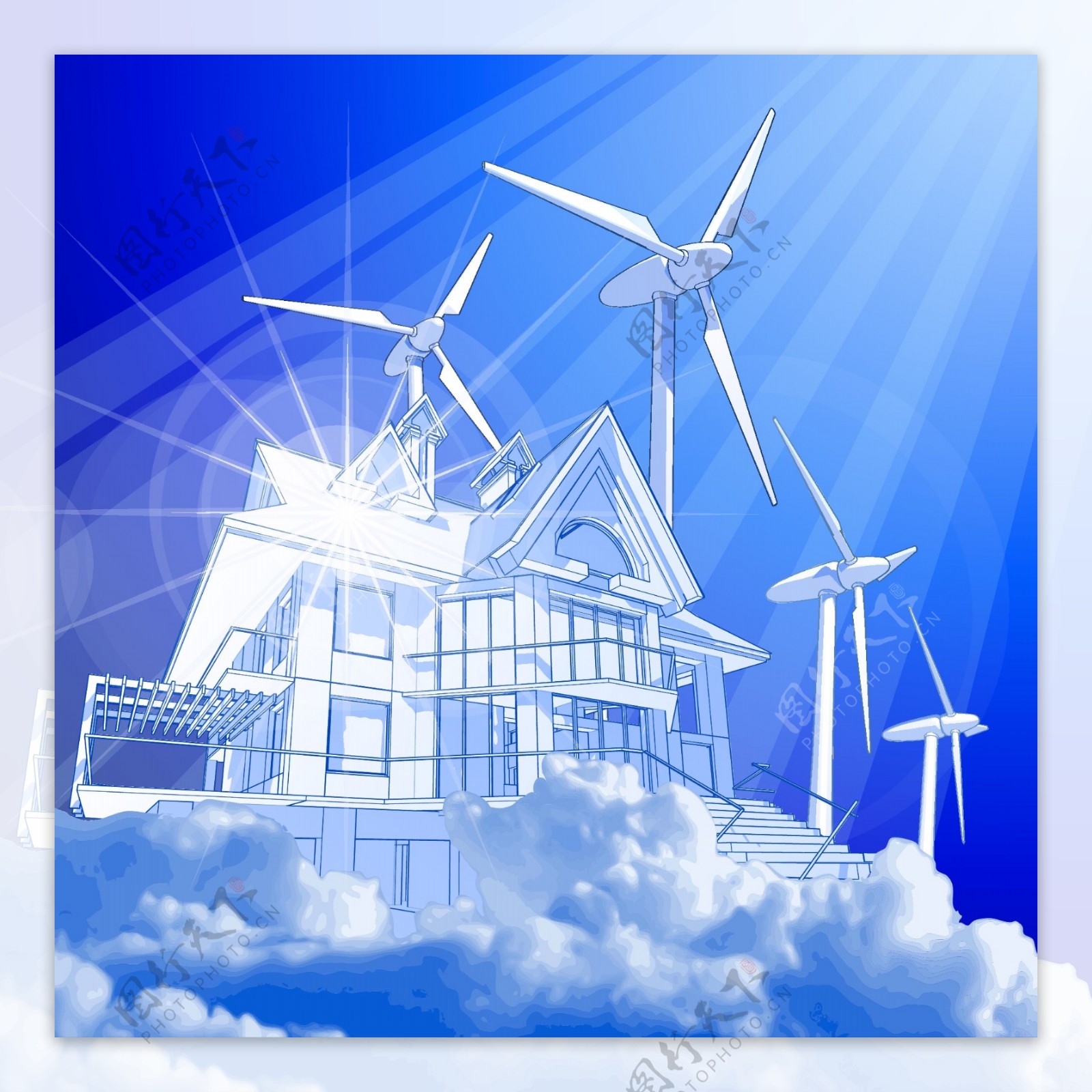 风力发电环保节能