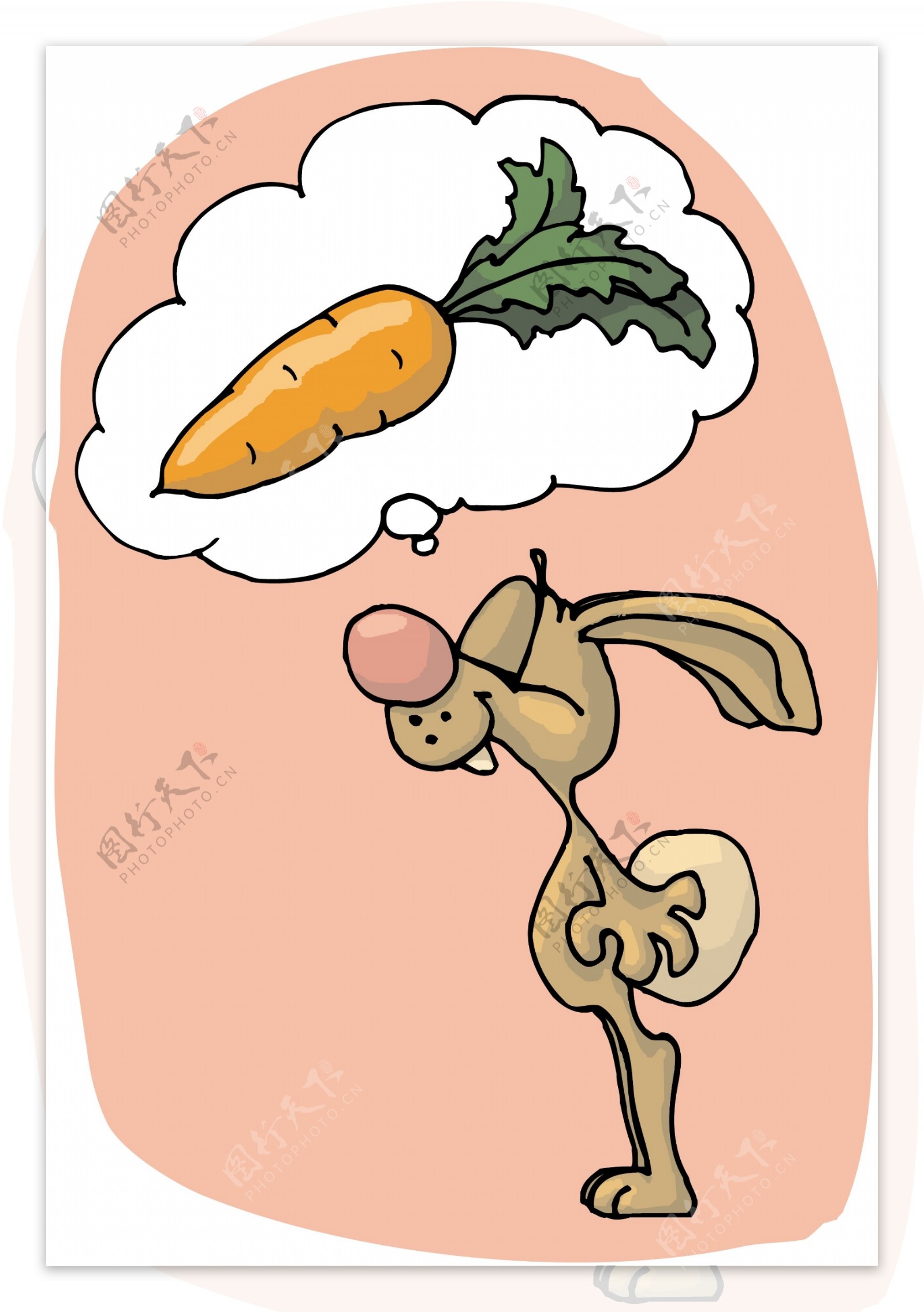 兔子想胡萝卜