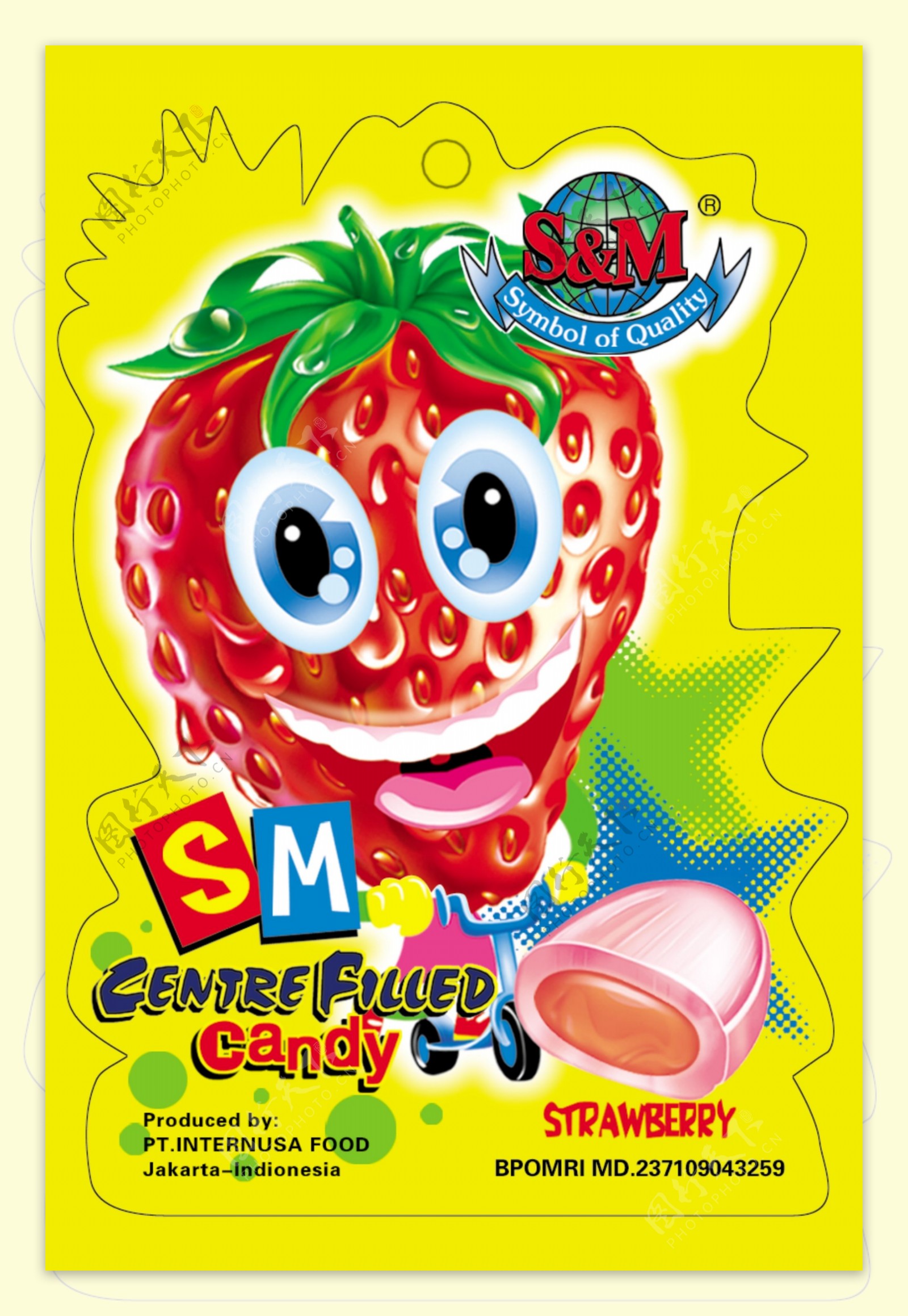 草莓软糖图片