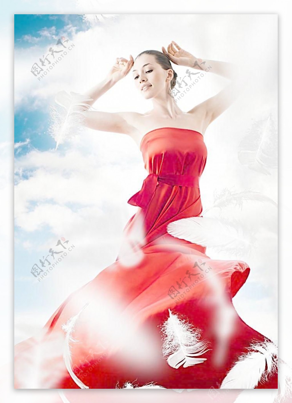 红衣天使图片