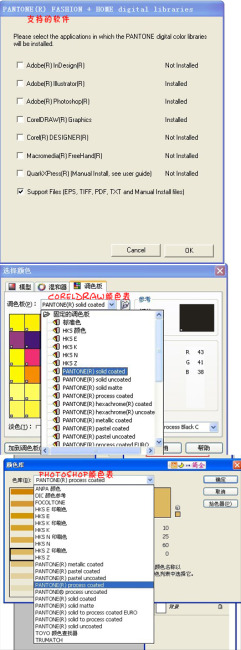 美国PANTONE色卡插件
