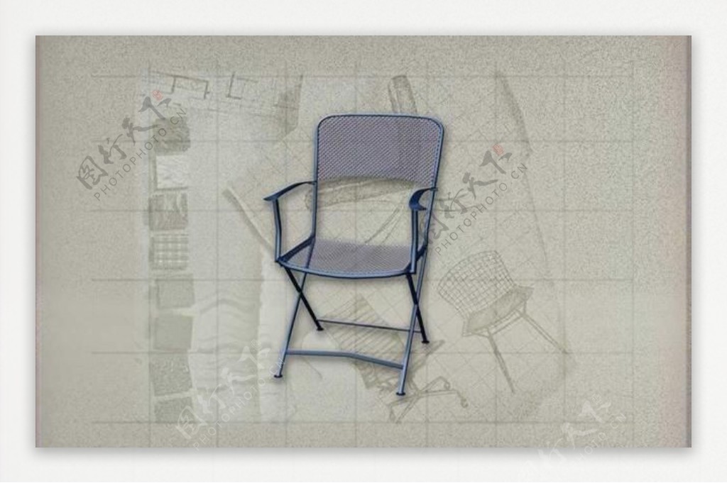 酒店风格家具椅子B0023D模型