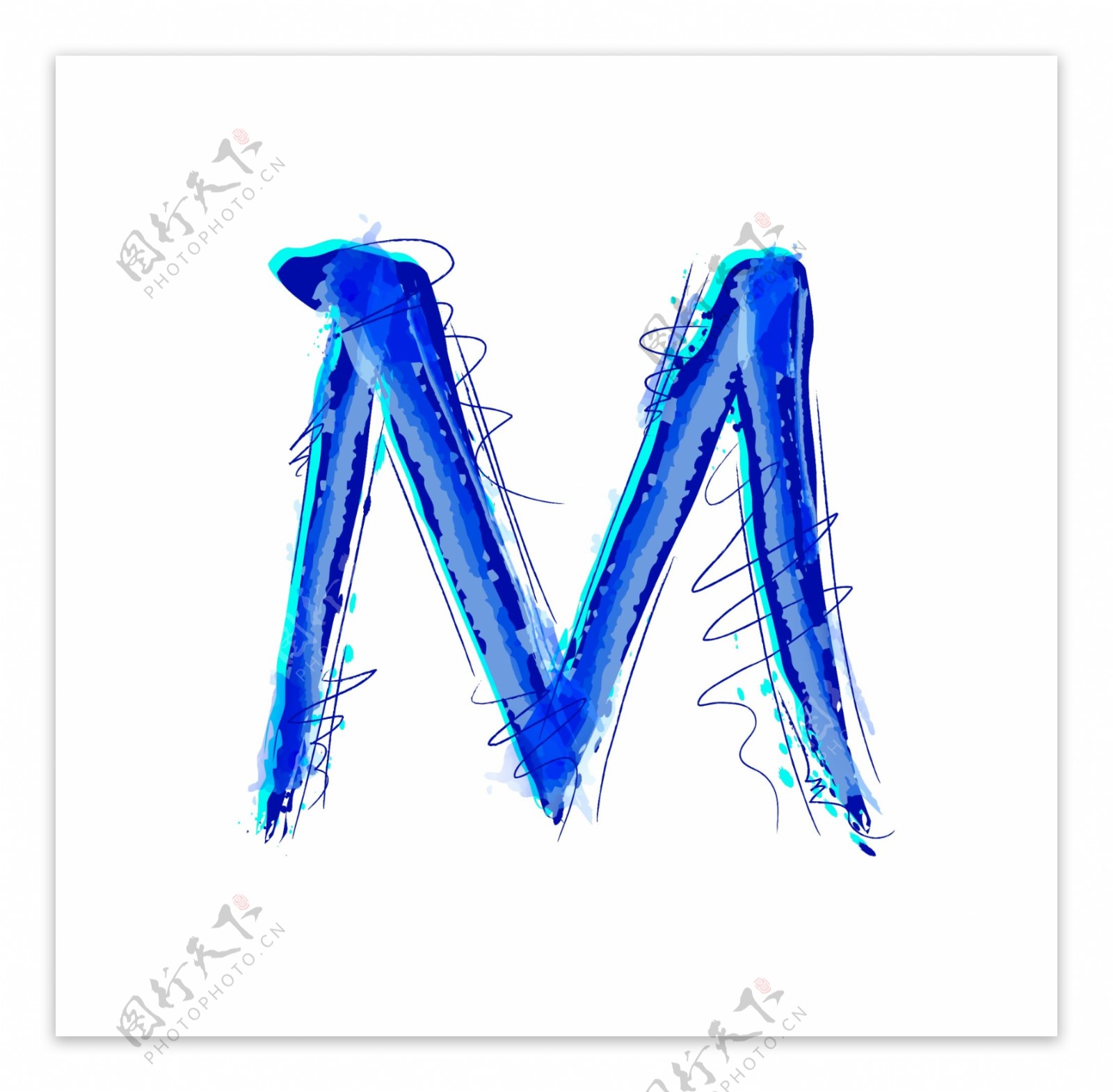 大写字母M模板视频