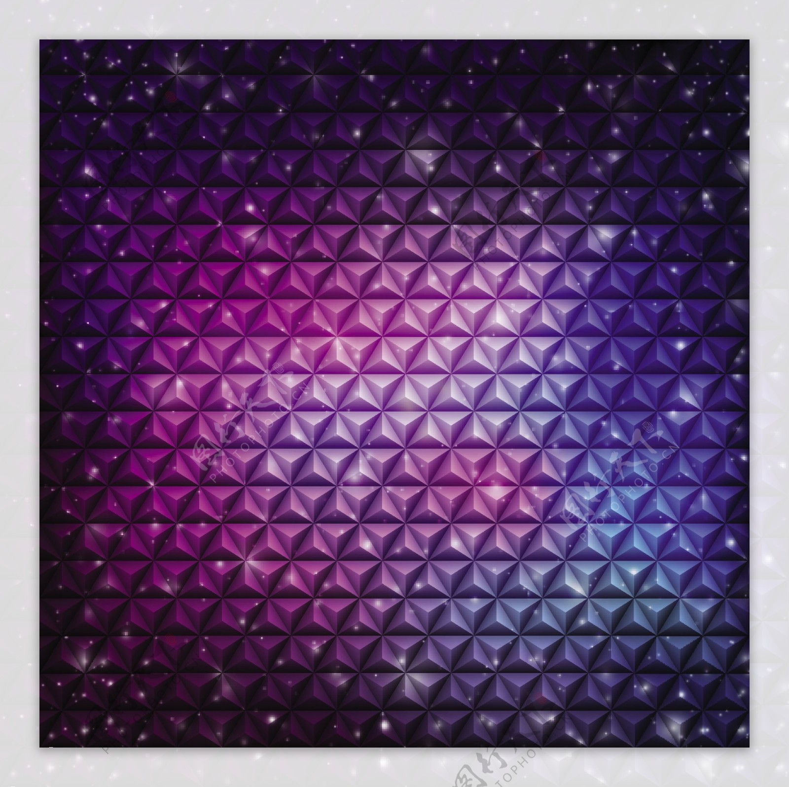 紫色立体抽象背景矢量素材