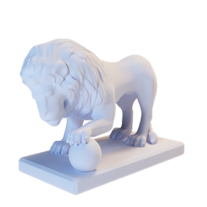 3D狮子模型