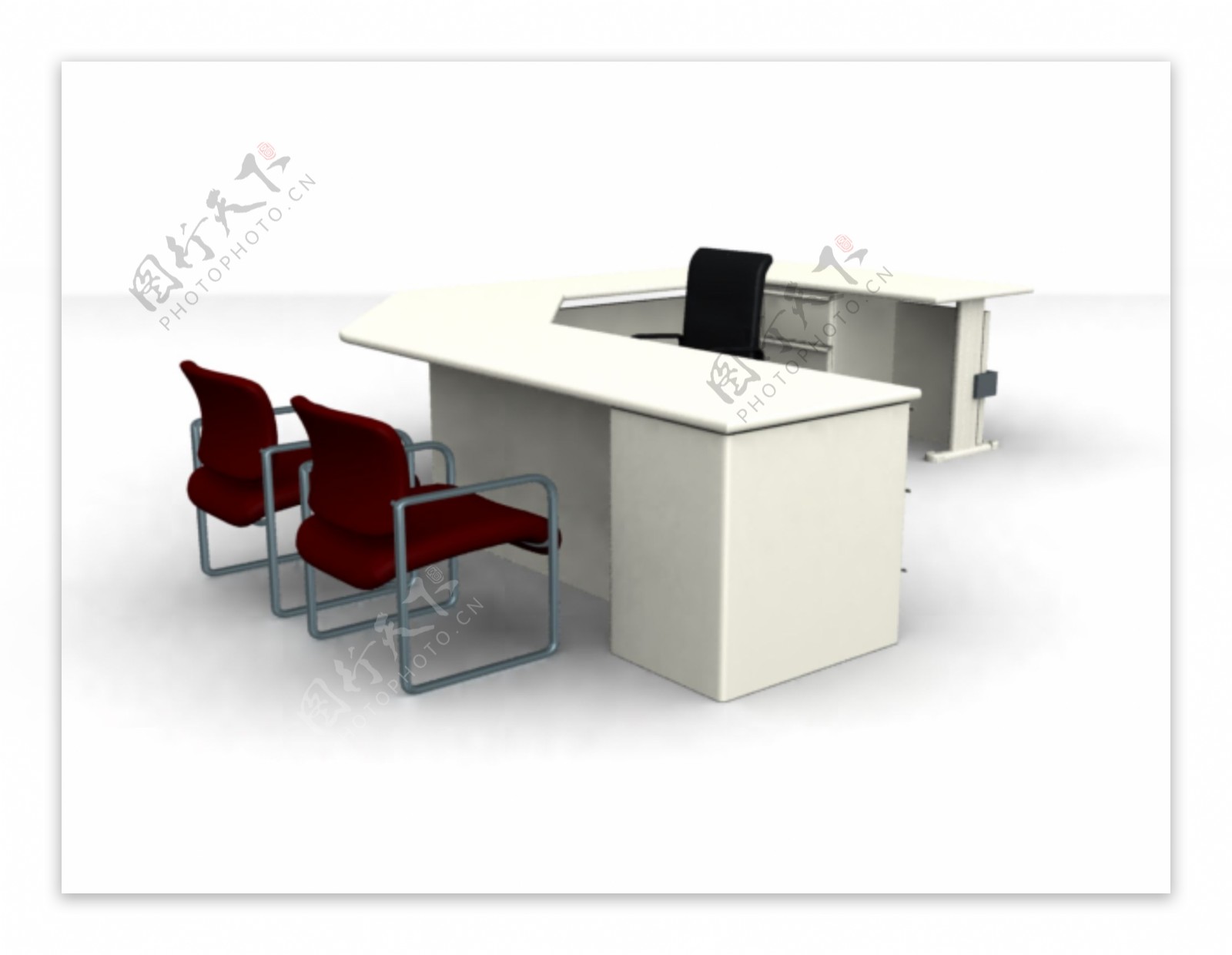 办公家具之办公单元0093D模型
