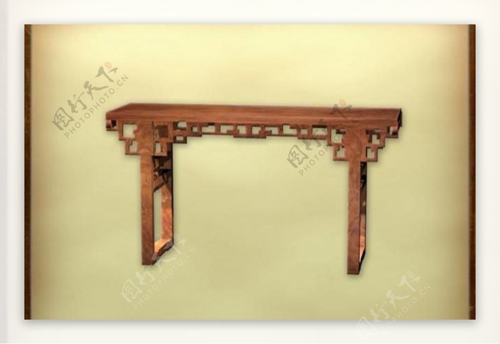 中国古典家具条案0113D模型