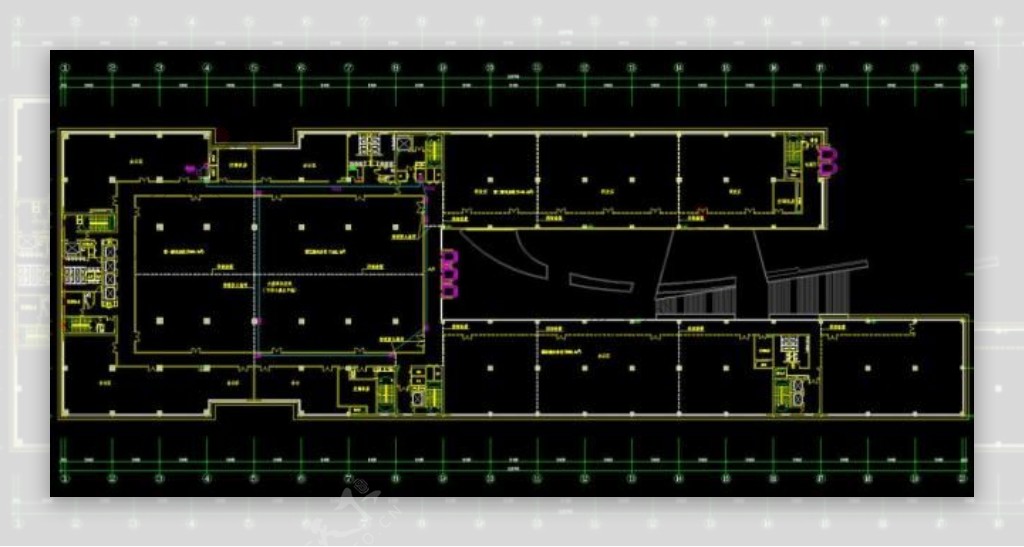 tcl工业研究院5层动力平面图图片