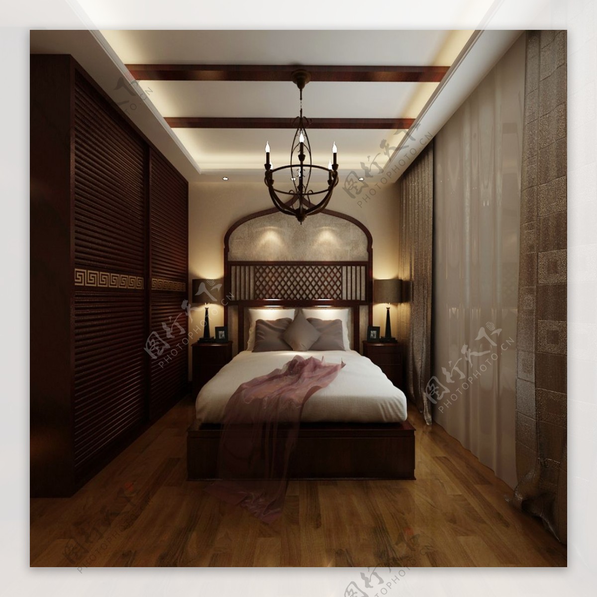 东南亚风格情迷卧室图片