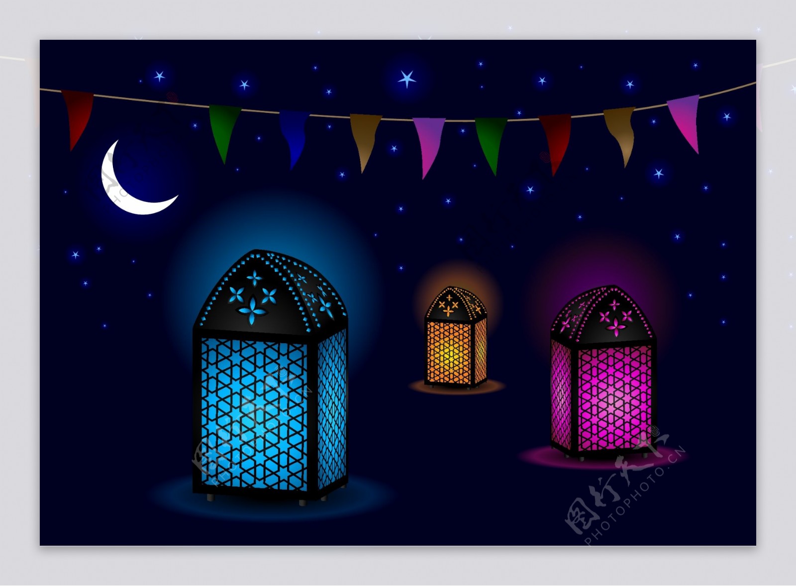 伊斯兰教斋月灯笼图片
