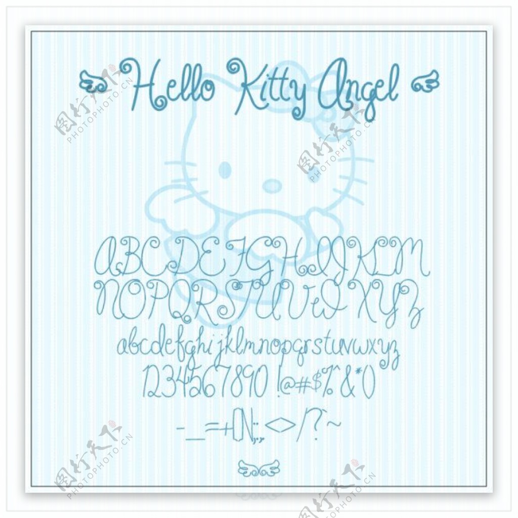 HelloKitty字体