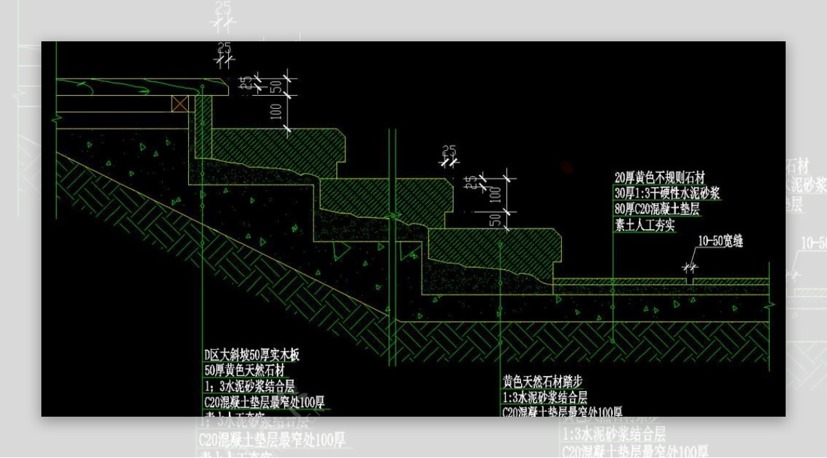 细部剖面图片