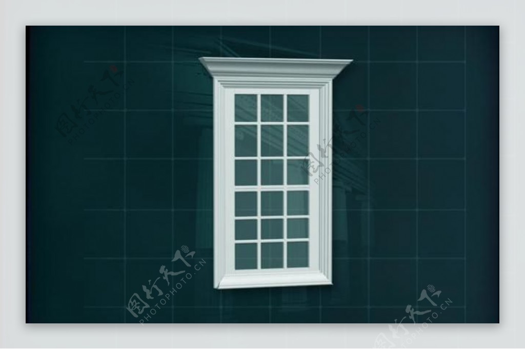 门窗构件之窗户3D模型窗户005