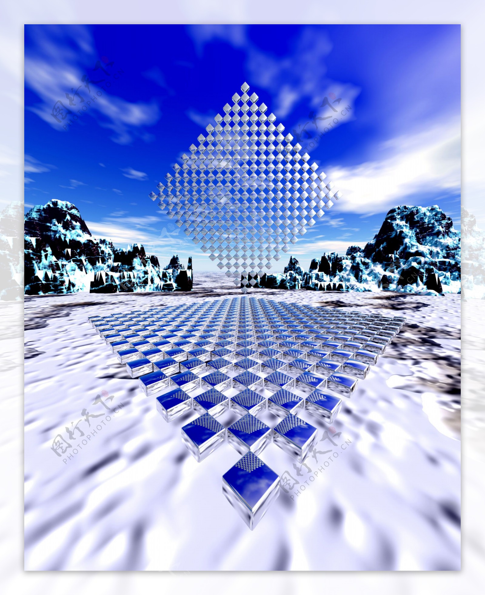 几何立方体C4D建模渲染|三维|其他三维|9o後设计爱好者 - 原创作品 - 站酷 (ZCOOL)