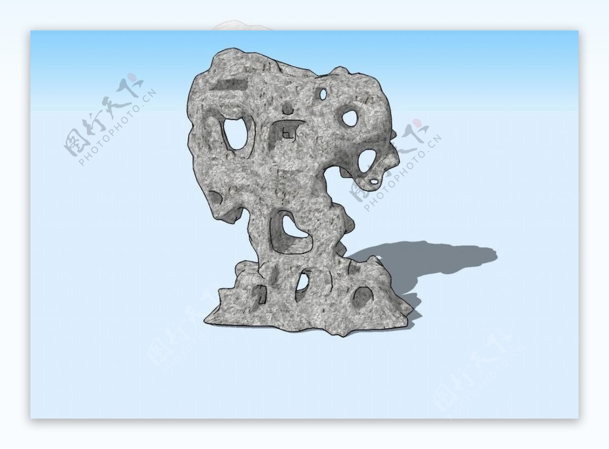 太湖石3D模型