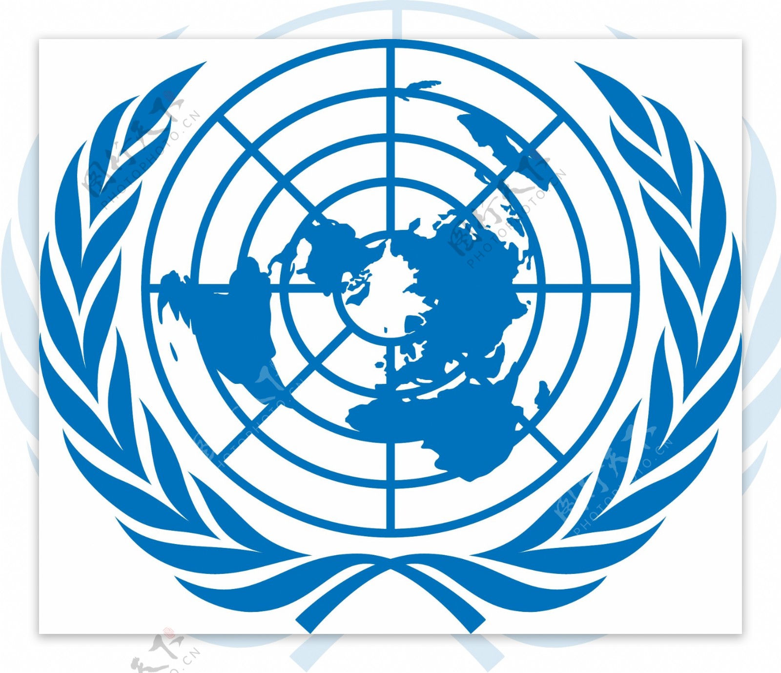UN联合国标志徽章LOGO矢量素材