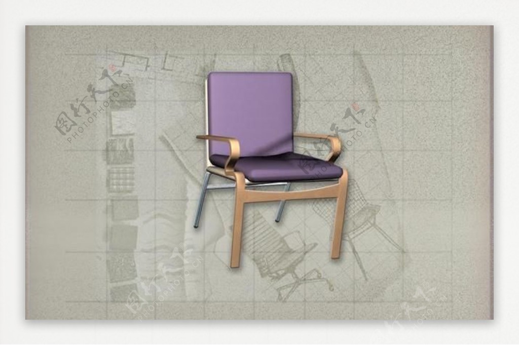 现代主义风格之椅子3D模型椅子092