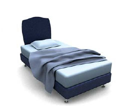 国外床3d模型家具模型99