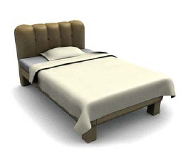国外床3d模型家具3d模型84