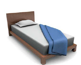 国外床3d模型家具图片5