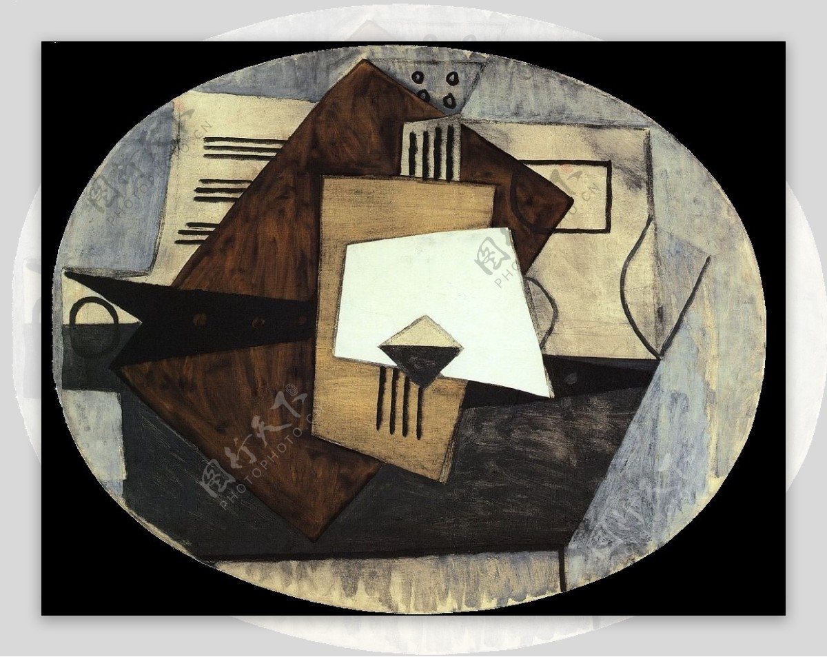 1920Composition西班牙画家巴勃罗毕加索抽象油画人物人体油画装饰画
