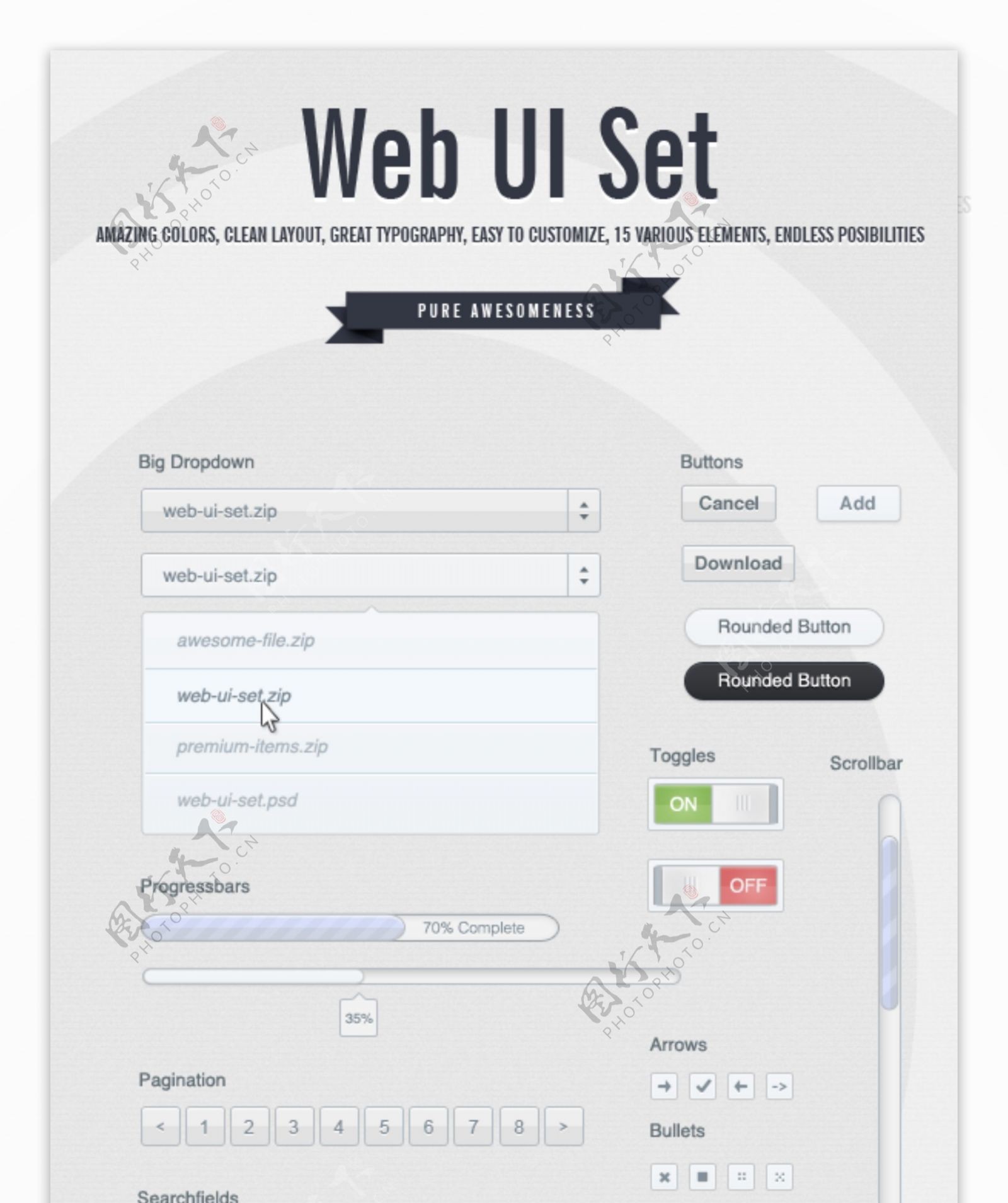 网页UI模板