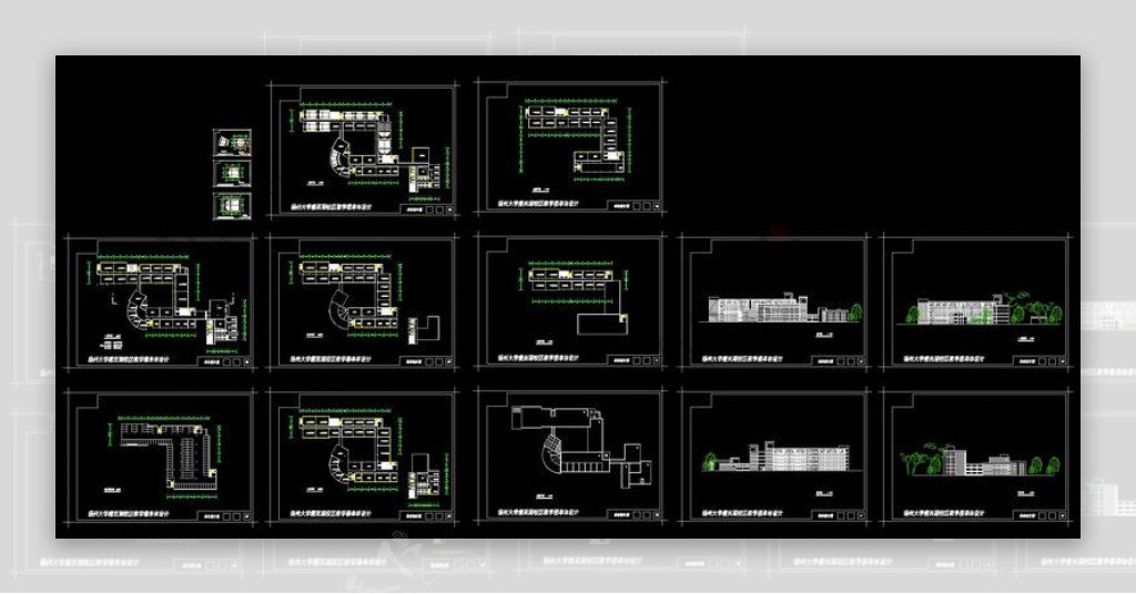 教学楼cad图纸