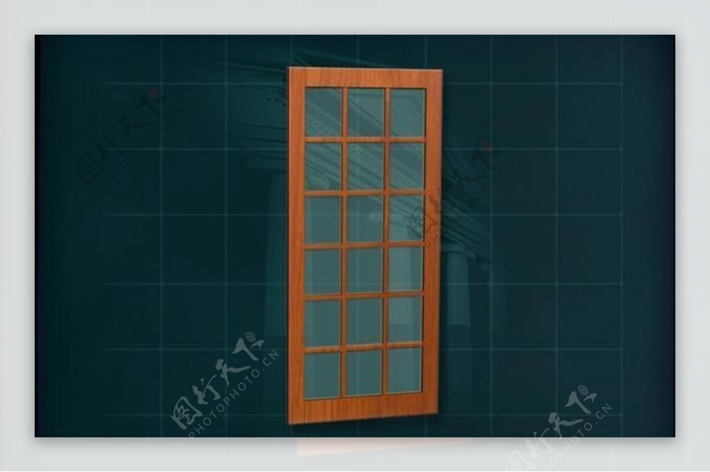 门窗构件之大门3D模型大门020