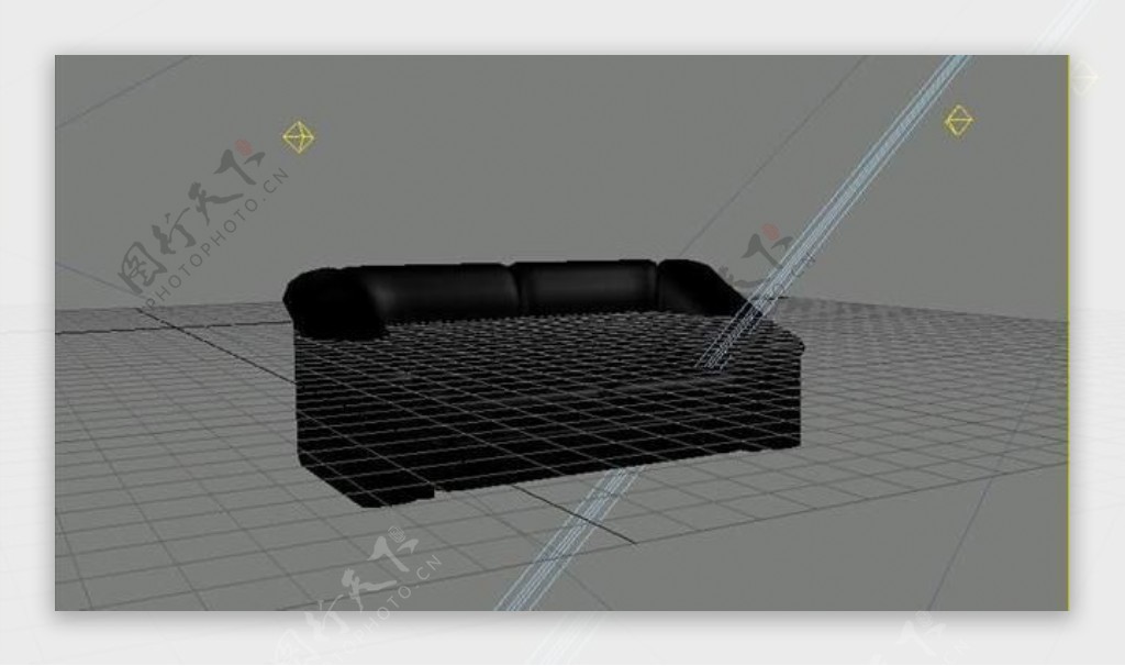 室内家具之沙发123D模型