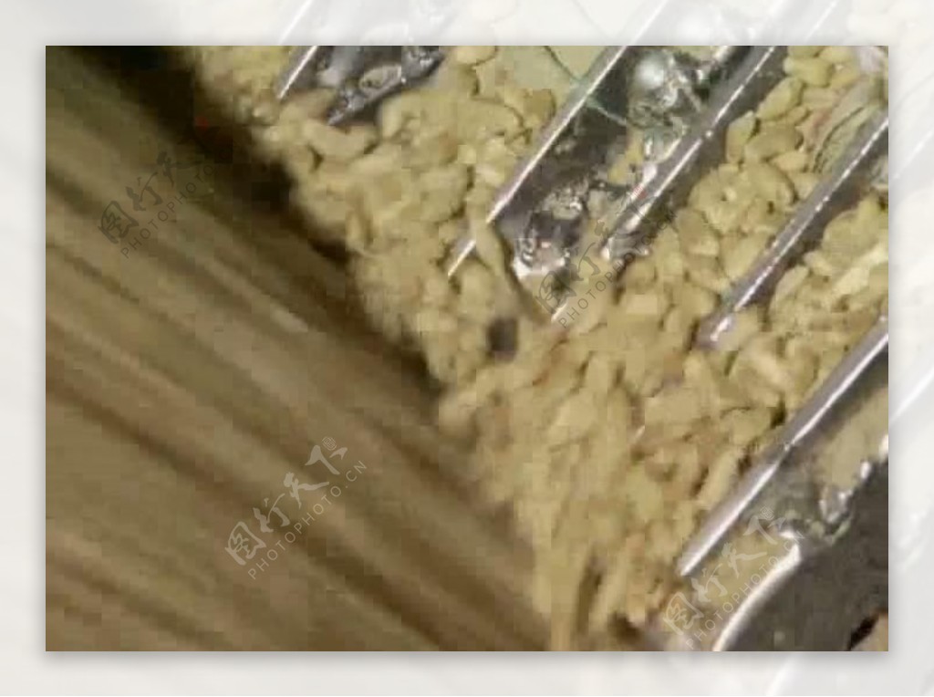 小麦加工视频素材图片