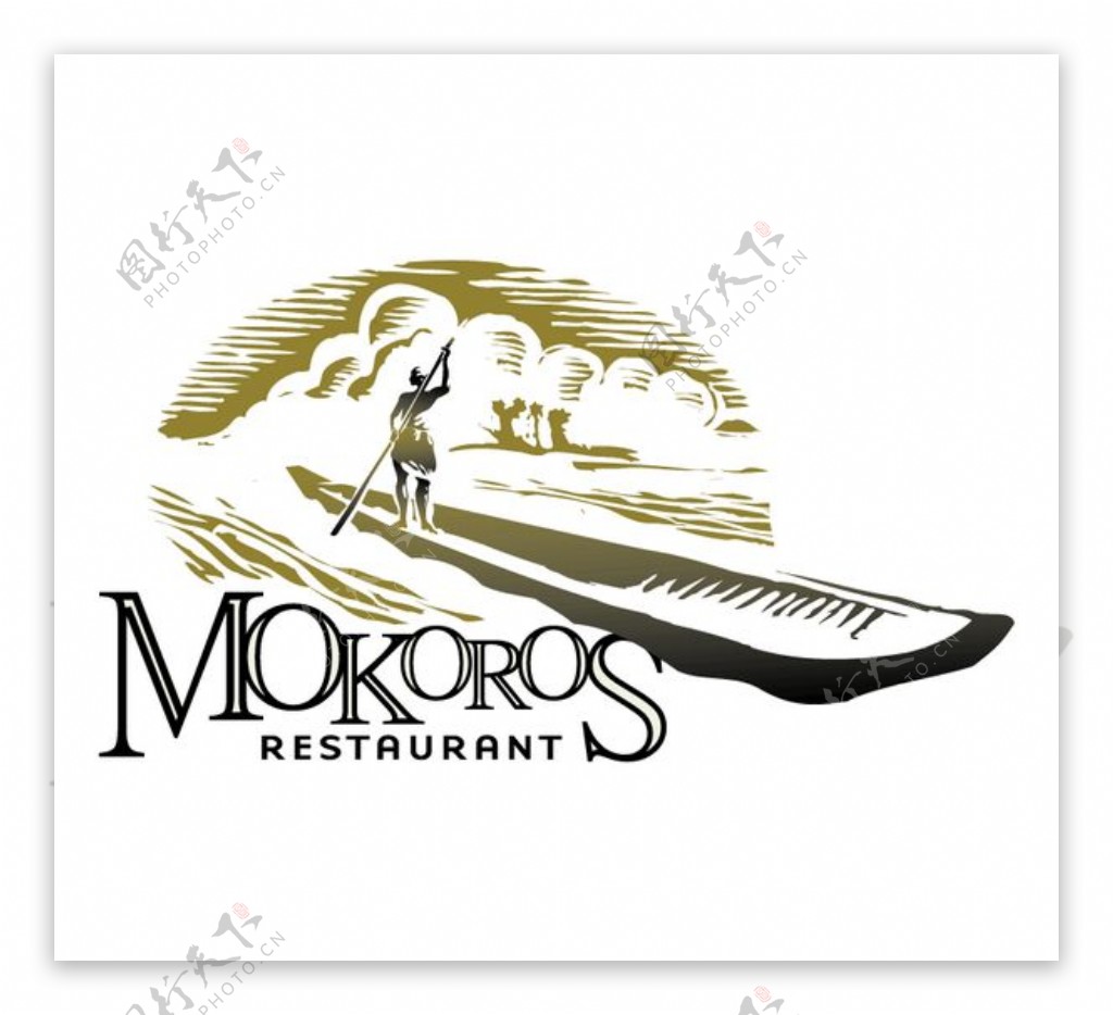 MokorosRestaurantlogo设计欣赏MokorosRestaurant食物品牌标志下载标志设计欣赏