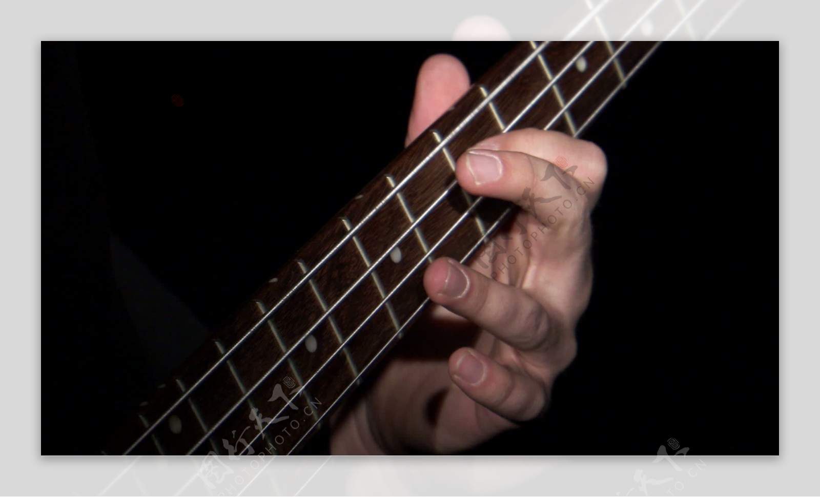 低音吉他的脖子玩股票的录像视频免费下载