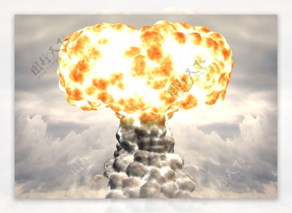 核爆蘑菇云图片
