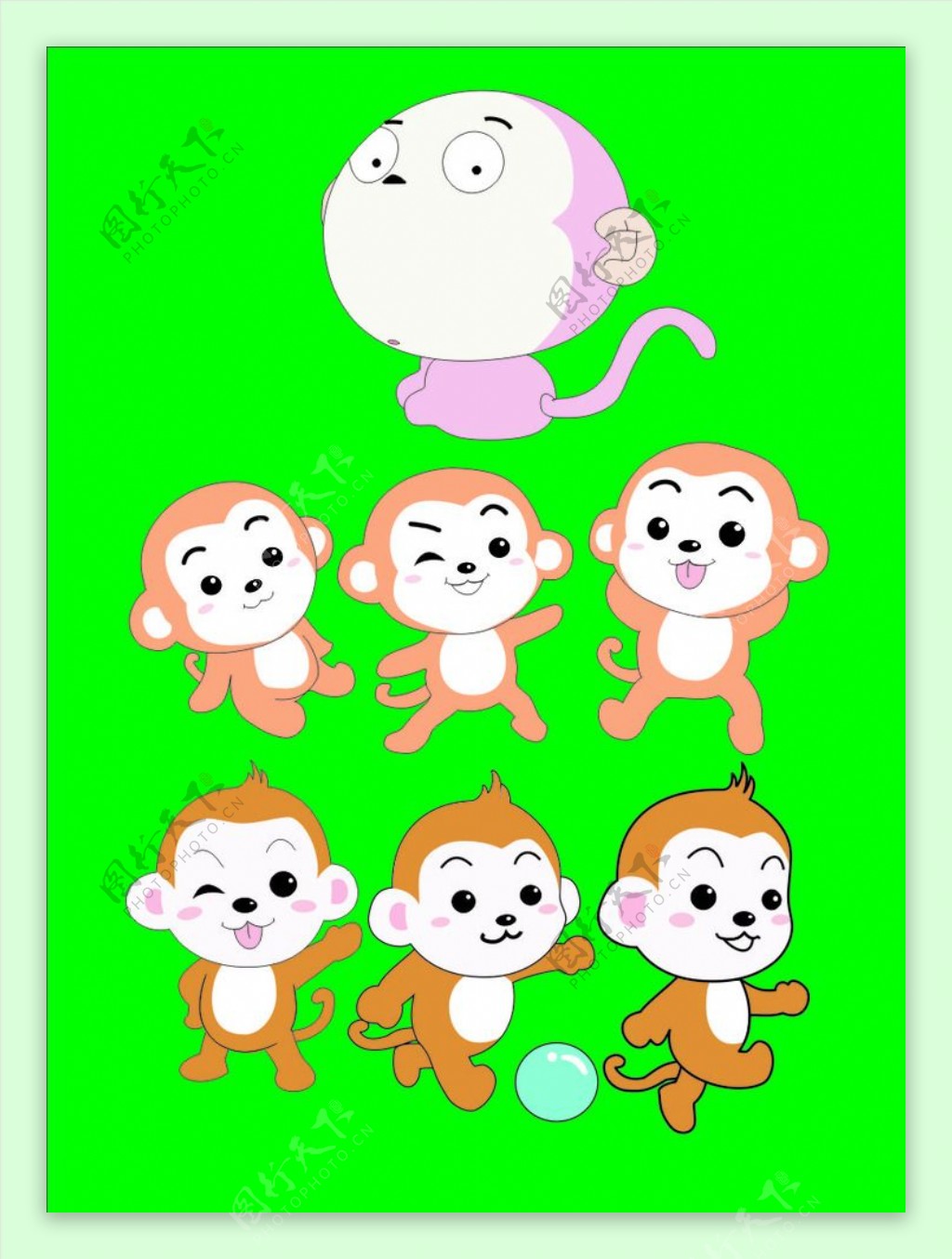 动漫猴子图片