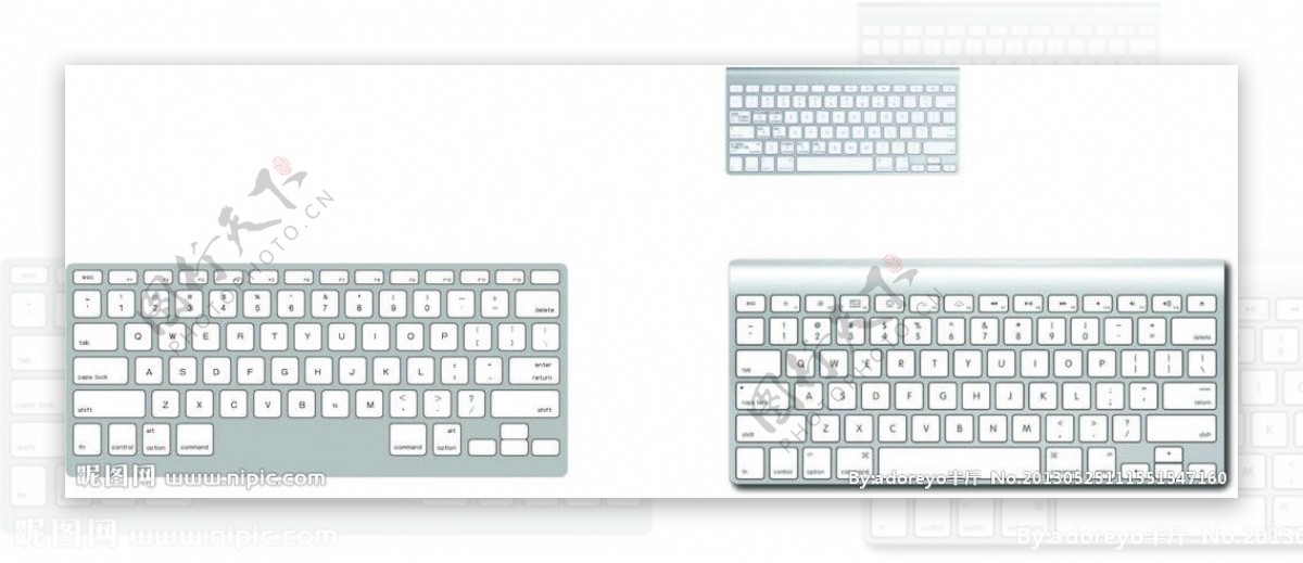 苹果电脑键盘矢量图图片