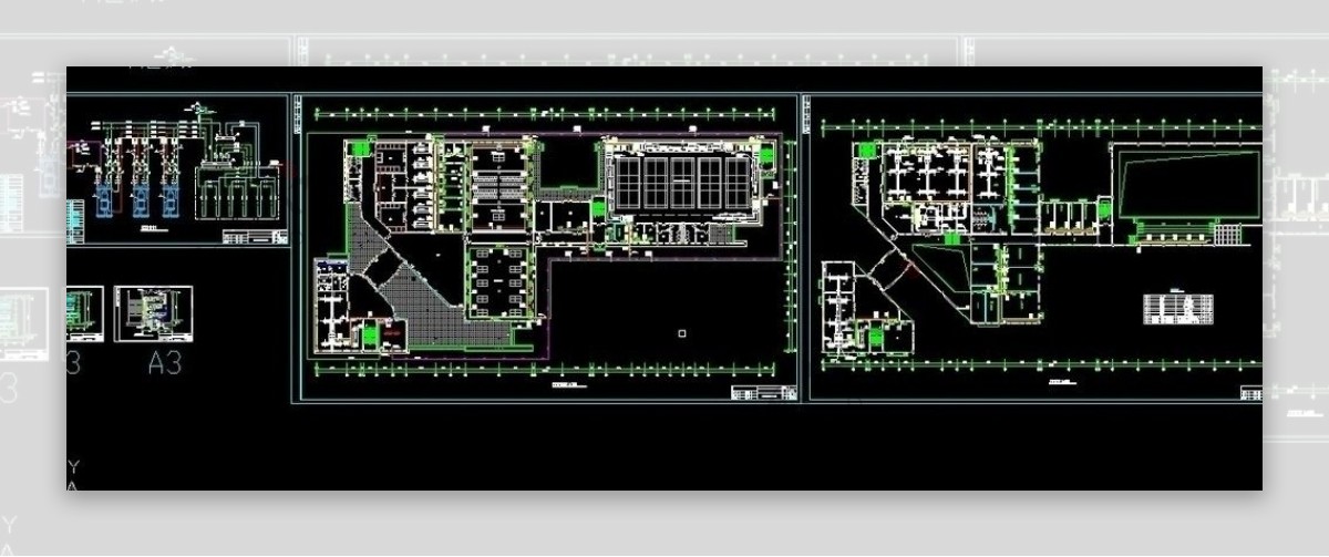 体育馆CAD图图片