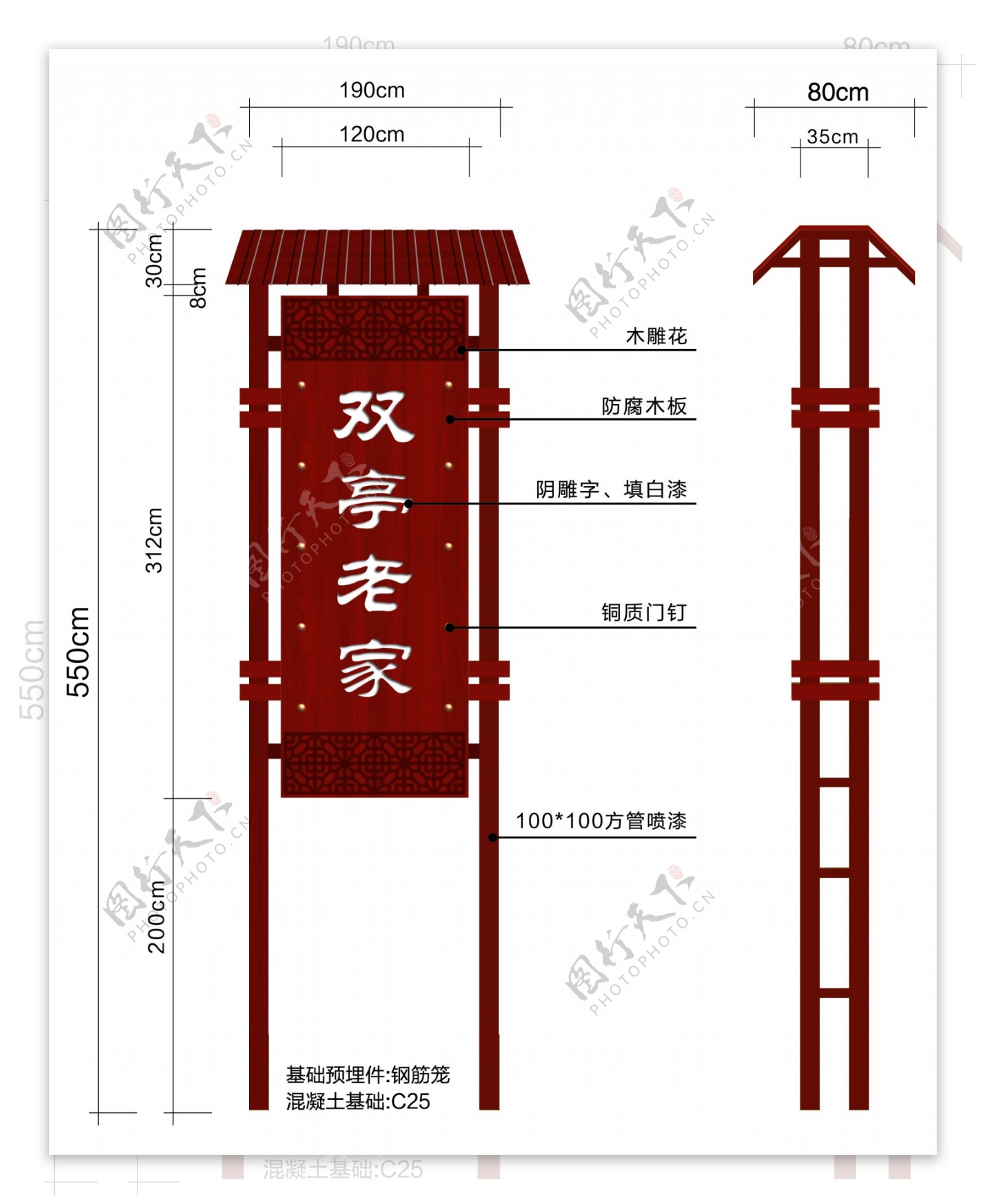 导示立牌图片