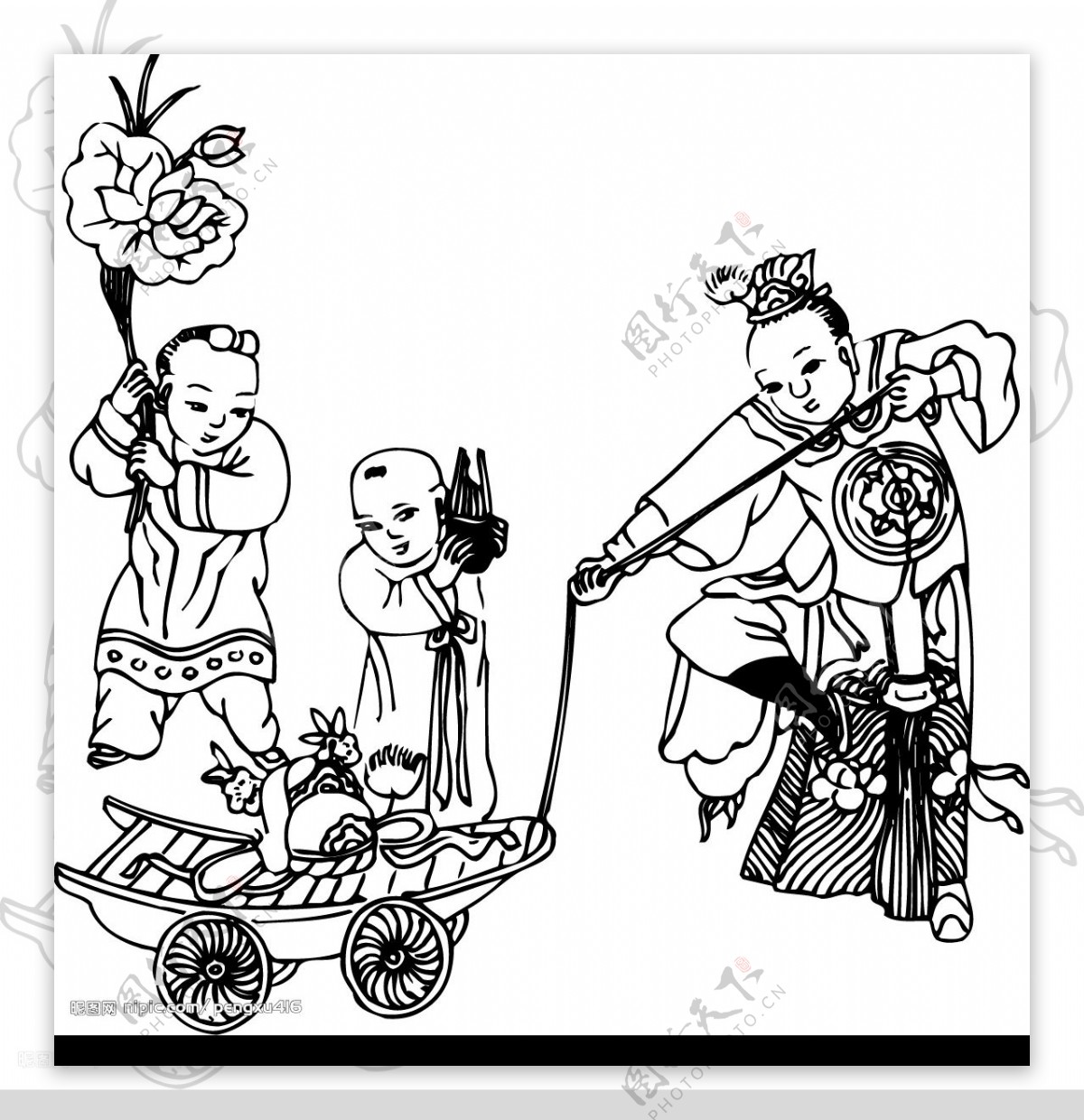 中国古代儿童006图片