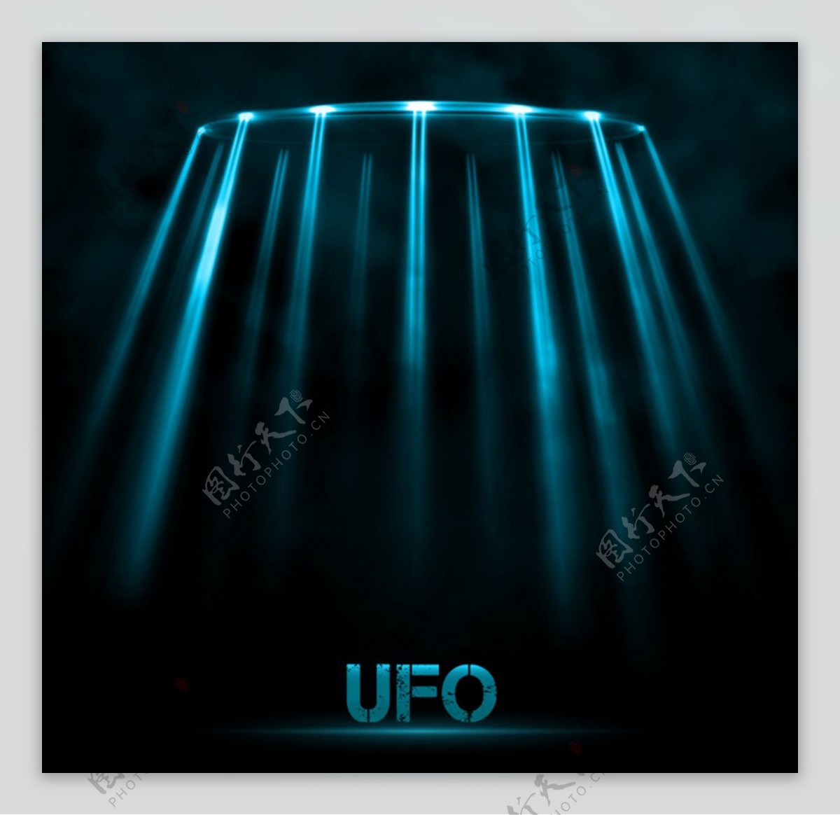 科幻UFO背景图片