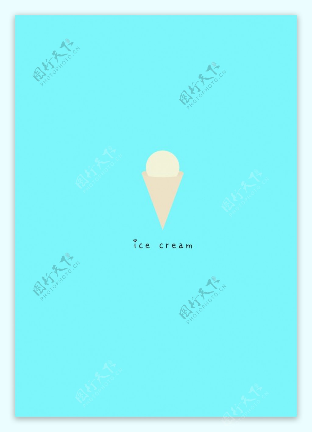 可爱冰淇淋壁纸图片