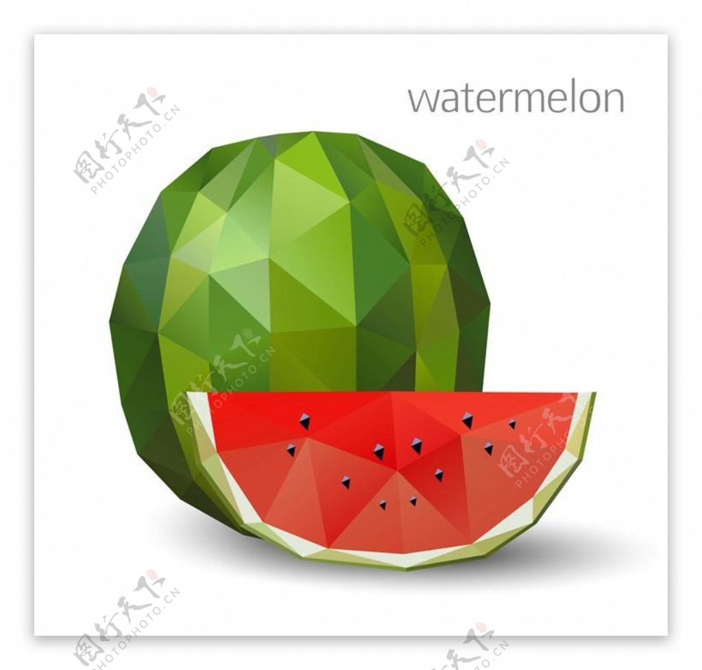 西瓜水果设计图片