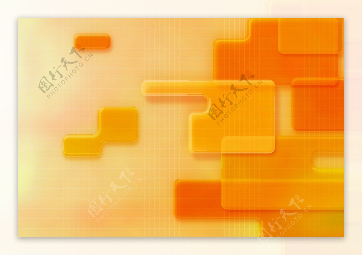 橙色科技背景图片
